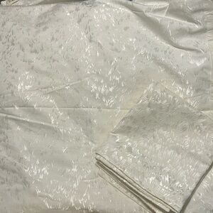 Heavy duty- luxury king size duvet cover with 2 shams in off white color